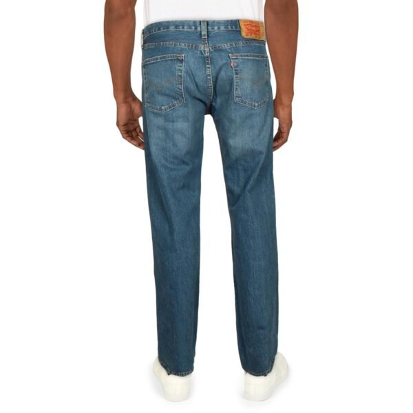 Levi Strauss & Co. Mens Distressed Pockets Straight Leg Jeans - Image 2